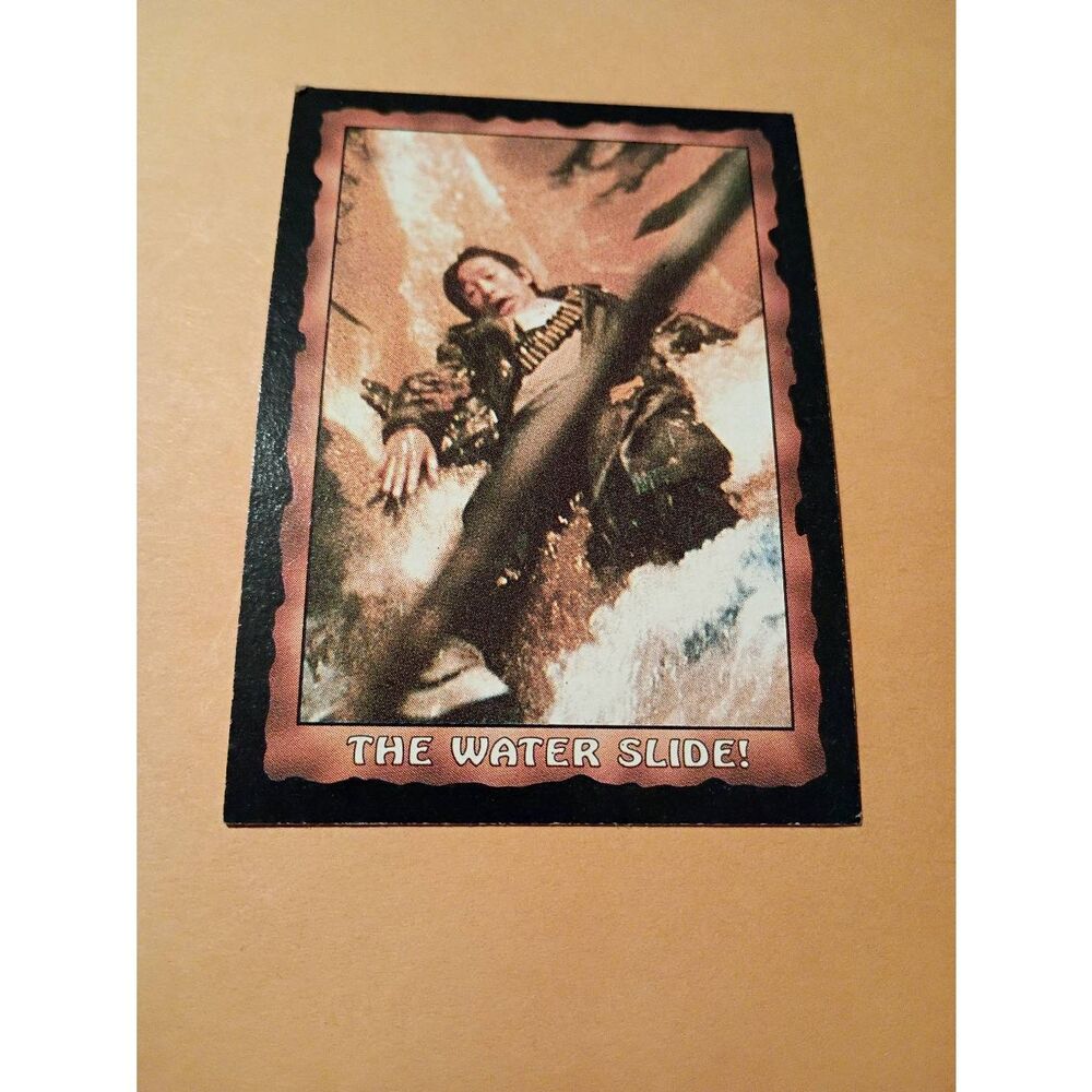 Vintage 1985 Warner Bros Topps Chewing Gum Goonies Trading Card #41 Water Slide